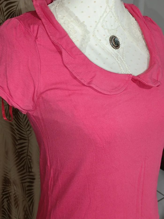 Camaïeu 🩷 t-shirt col rond 🩷38-40 - photo numéro 2