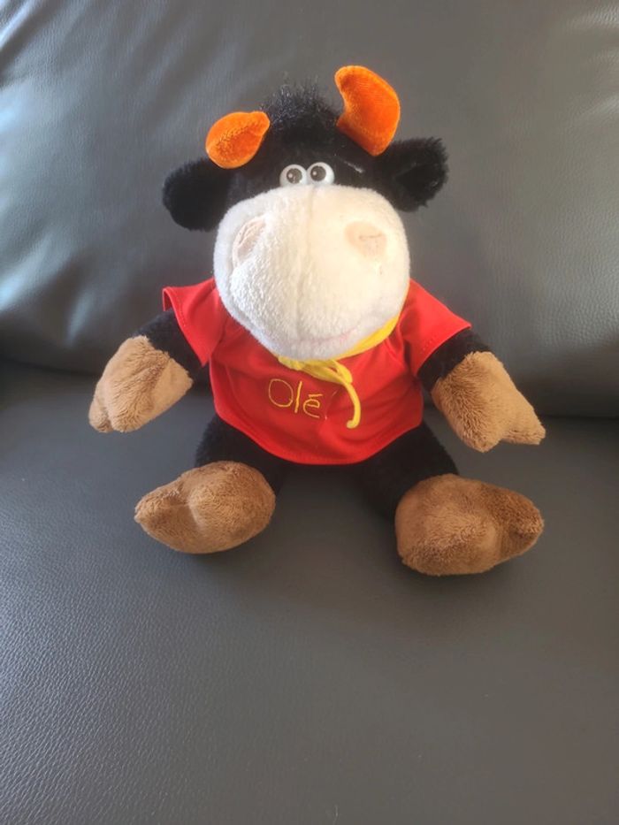Peluche vache/taureau