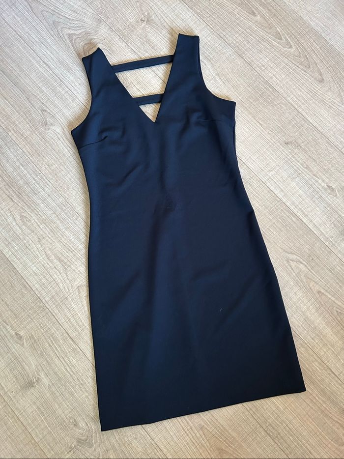 Robe noire sans manches avec strass Morgan taille XS comme neuve - photo numéro 7