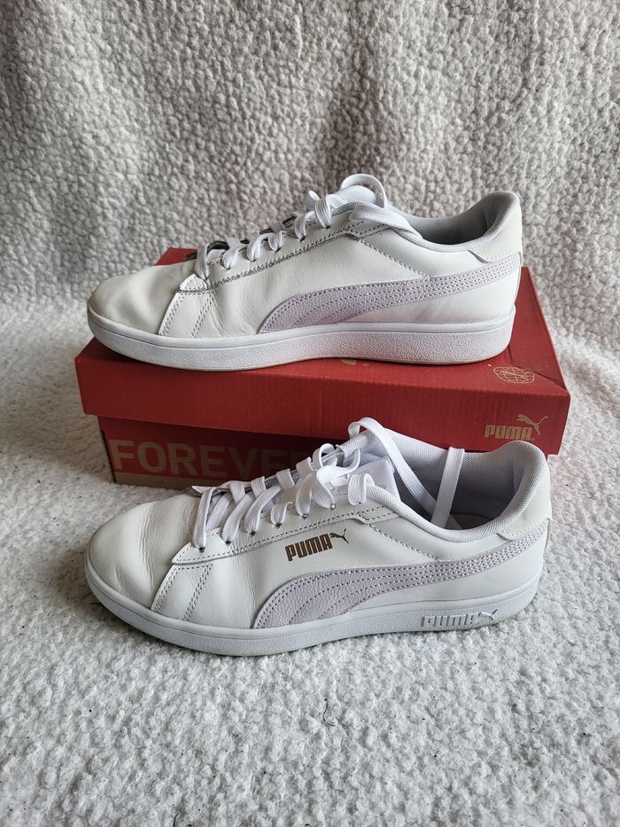 Basket puma Smash Blanche - photo numéro 6