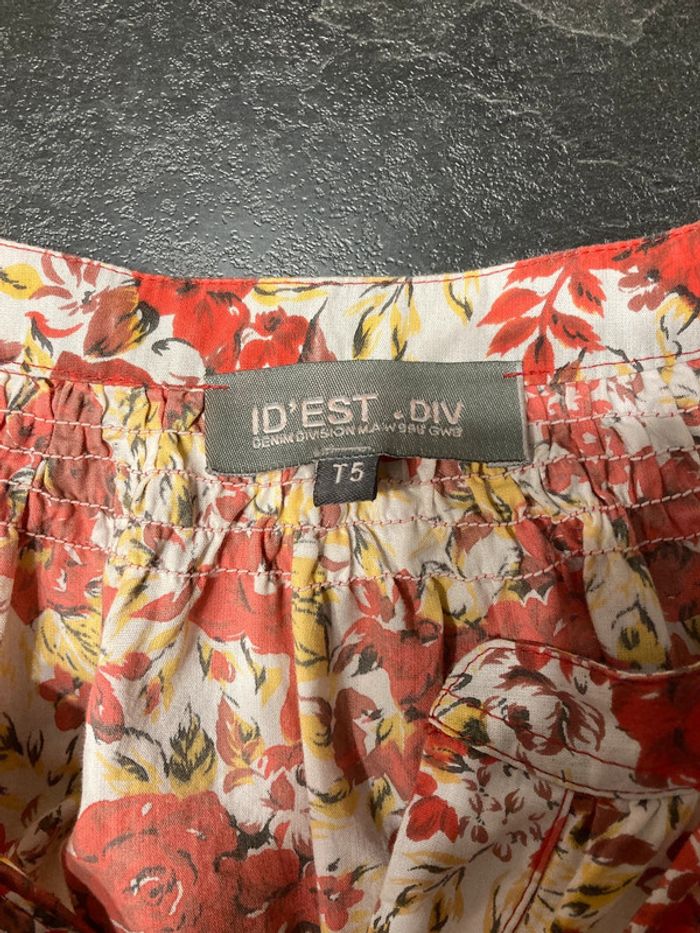 Tunique, blouse fleurie taille 5 - photo numéro 9