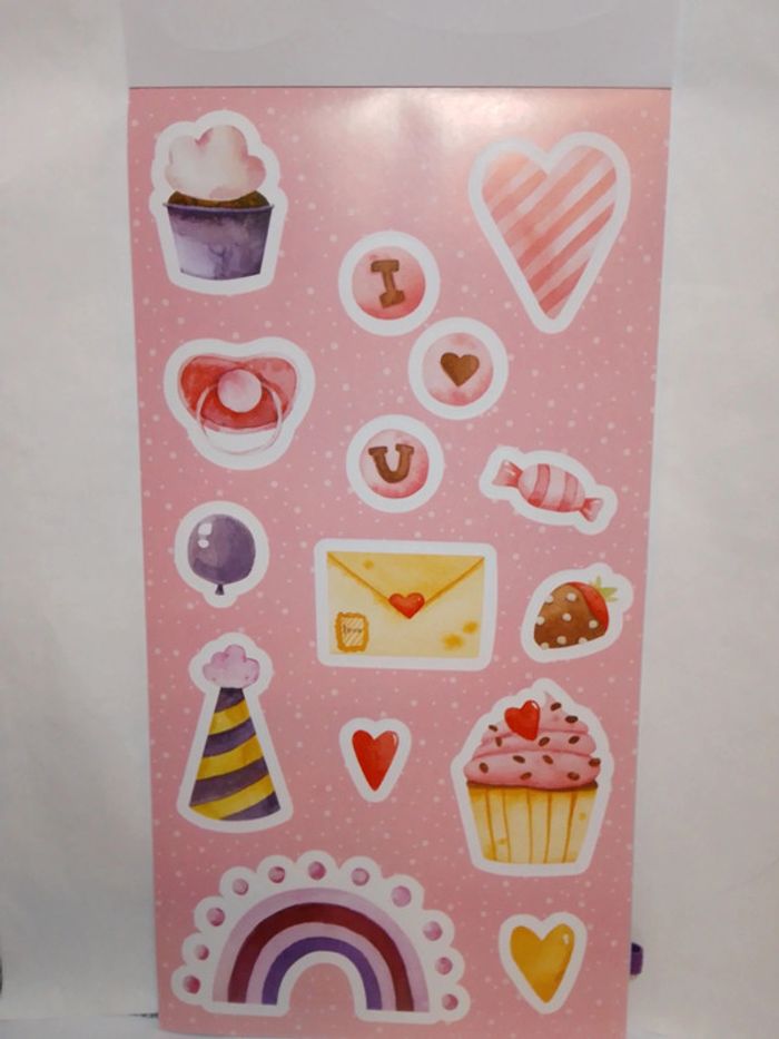 Sticker book élastique "Watercolour" - photo numéro 13