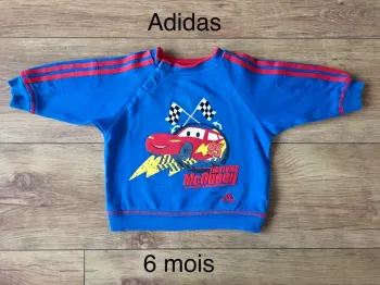 Sweat Adidas Cars 6 mois