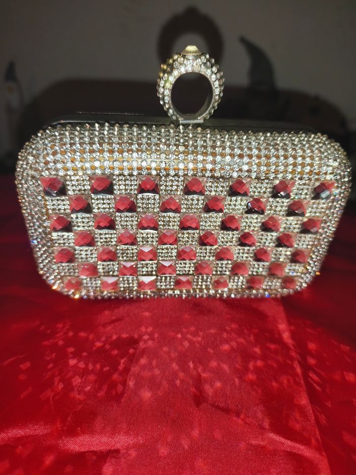 Sac pochette strass occasion fêtes mariage - photo numéro 3