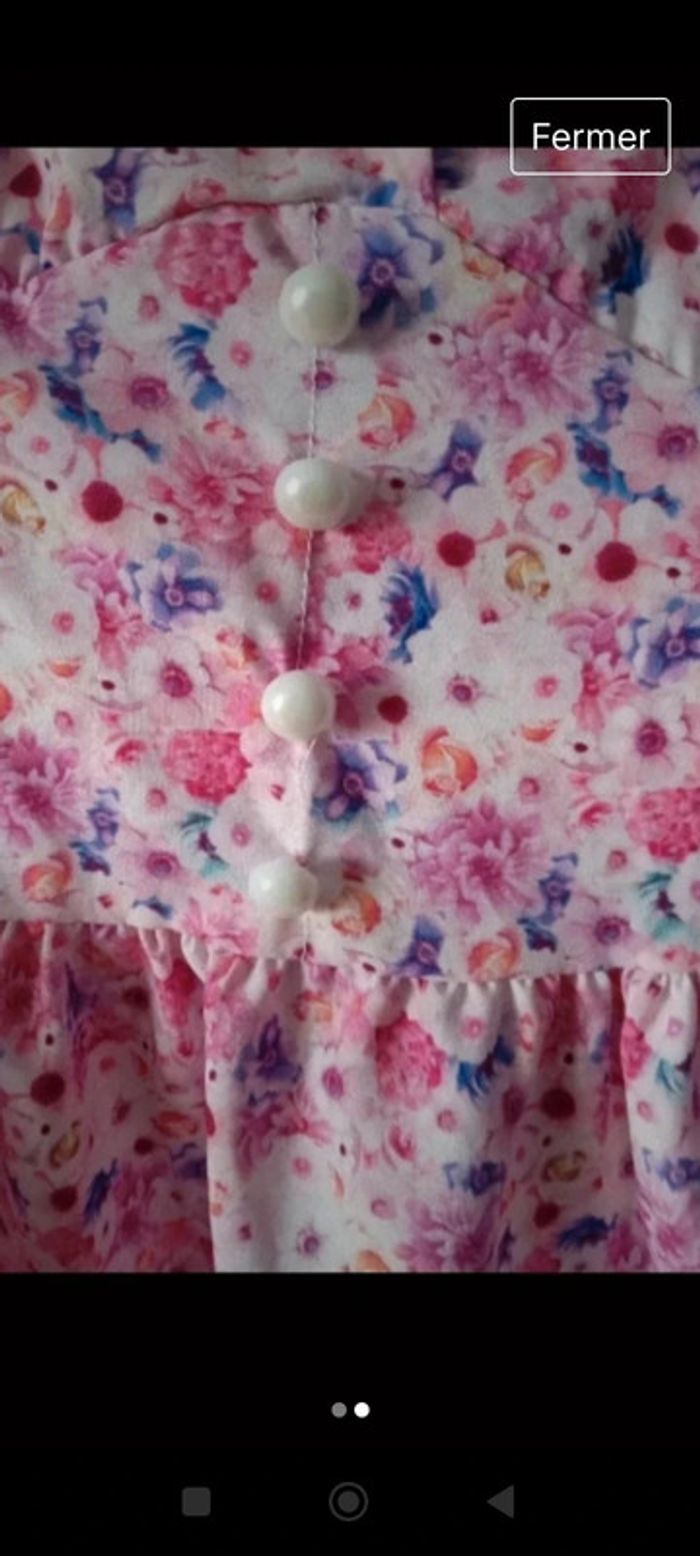 Robe vintage a fleurs - photo numéro 2