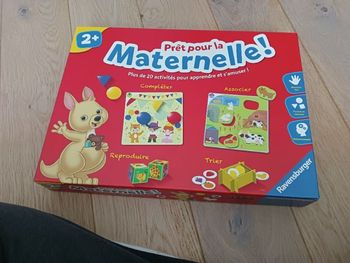Jeu prêt pour la maternelle