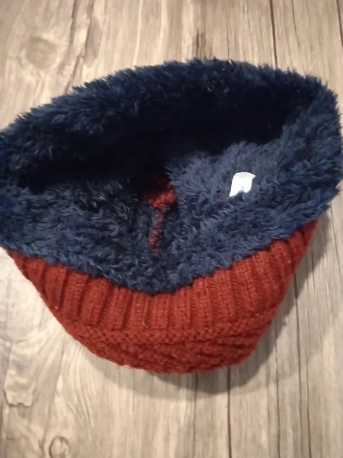 Bonnet mixte doublé polaire tour de tête 46 cm - photo numéro 2