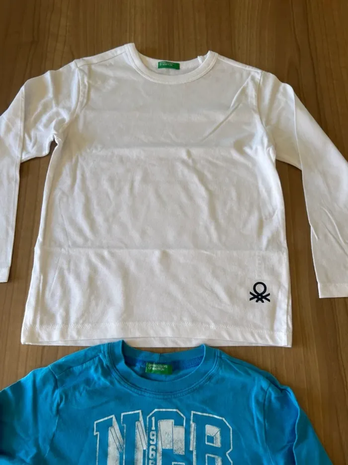 Lot de 2 hauts manches longues Benetton 5 ans - photo numéro 4