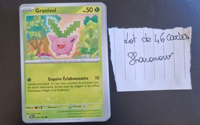 Lot de carte pokemon