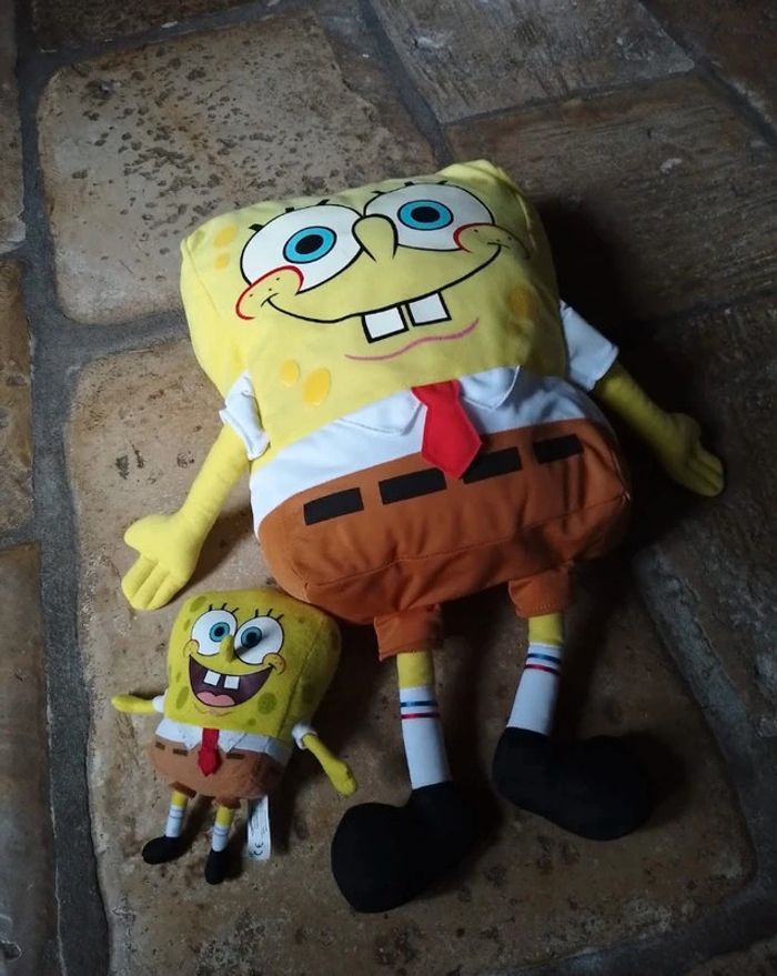Lot peluches Bob l'éponge - photo numéro 2
