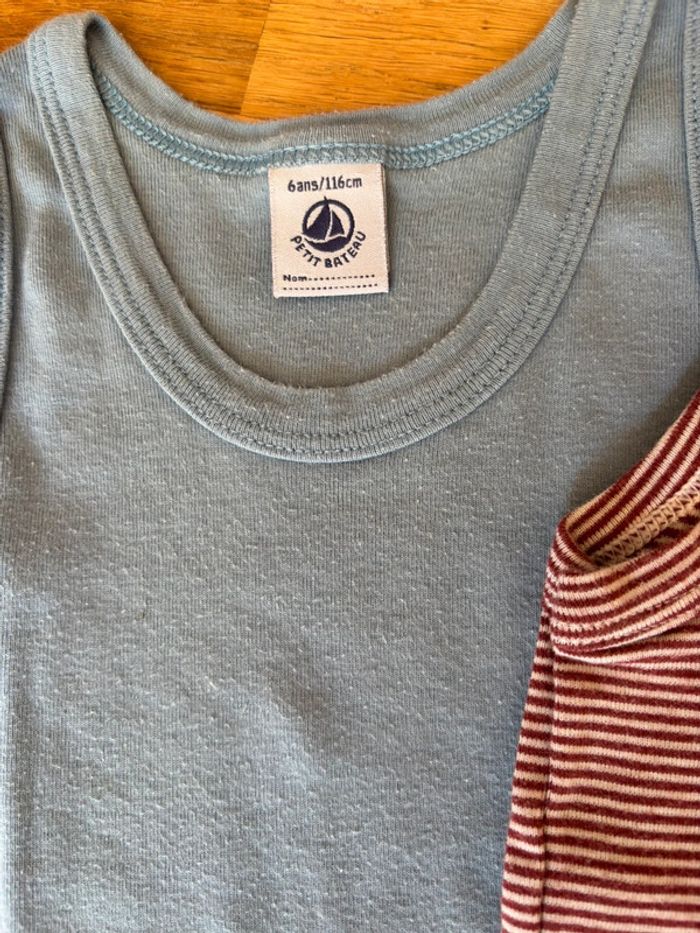 Lot 2 débardeurs petit bateau - photo numéro 5