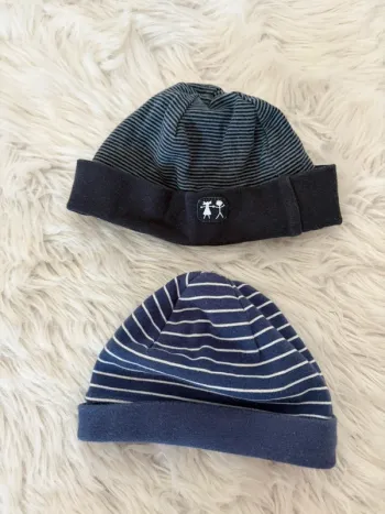 Lot bonnets 6 mois Verbaudet