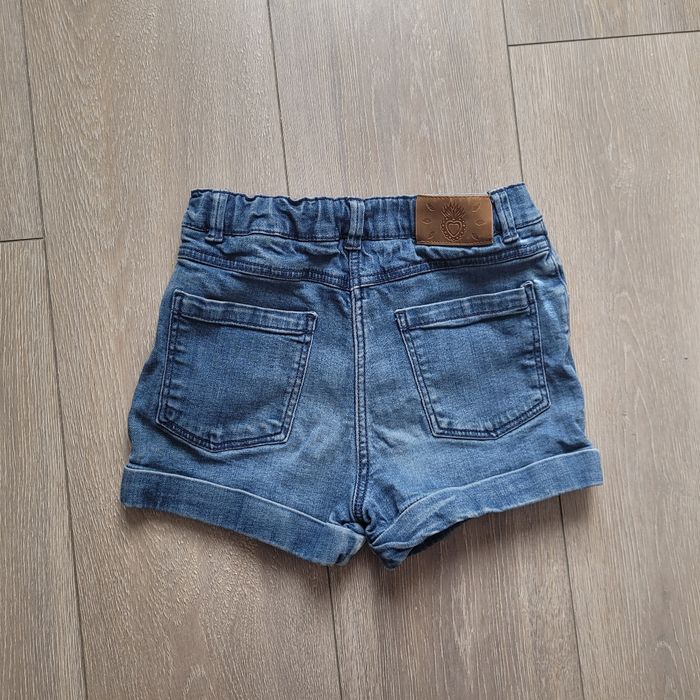 Short en jeans bleu. Fille 10 ans. Marque Du pareil au même - photo numéro 2