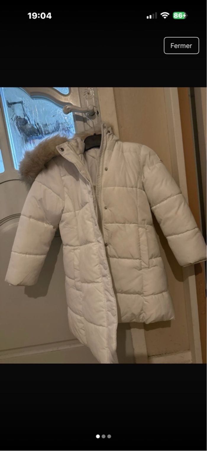 Doudoune blanche okaidi