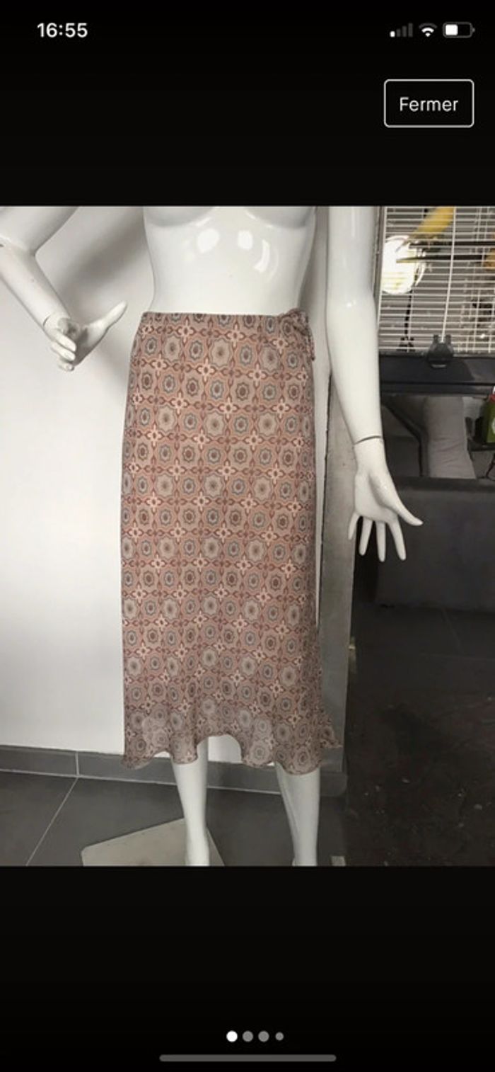 Jupe en voile mi longue 40/42/44 voir mensurations