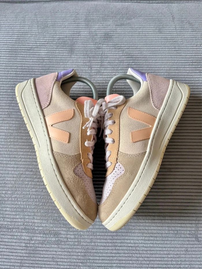 Chaussures veja V10 suede multicolore / taille 38 - photo numéro 3