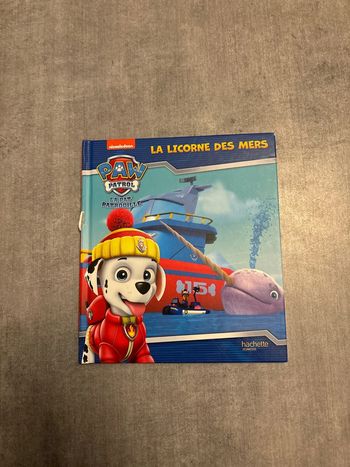 Livre Pat’ Patrouille, la licorne des mer