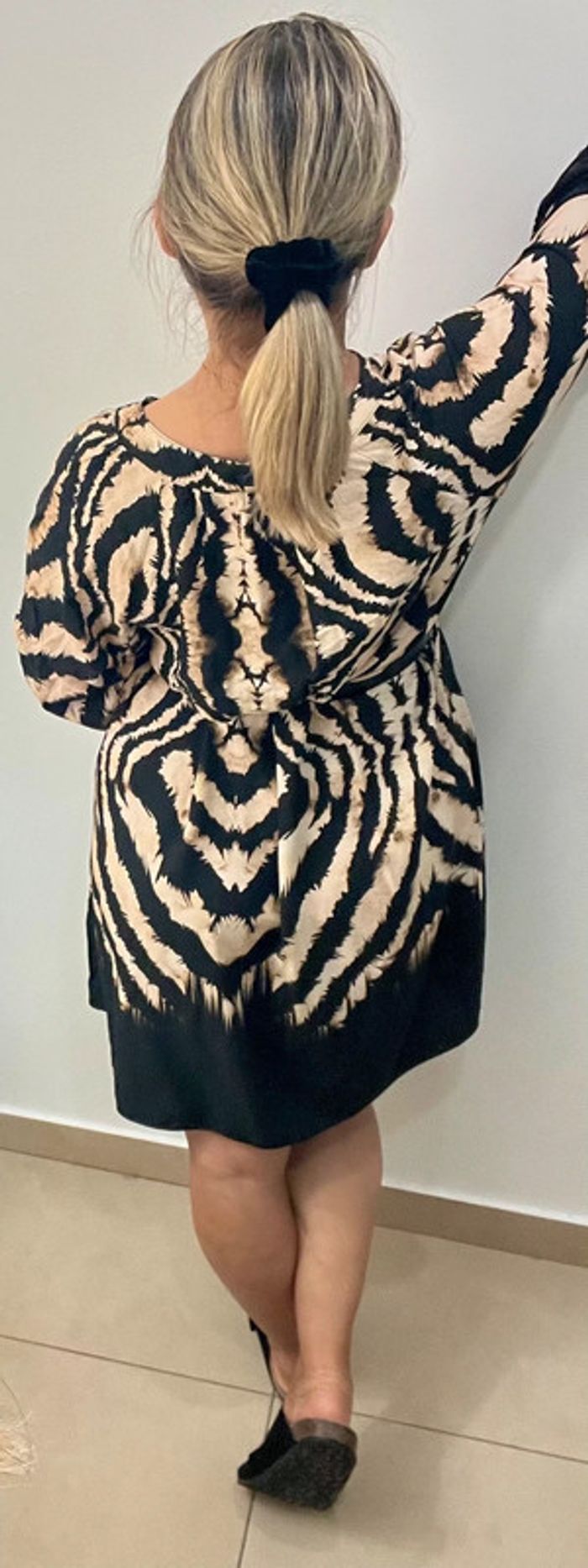 🌸Robe imprimée col v Taille unique - photo numéro 7
