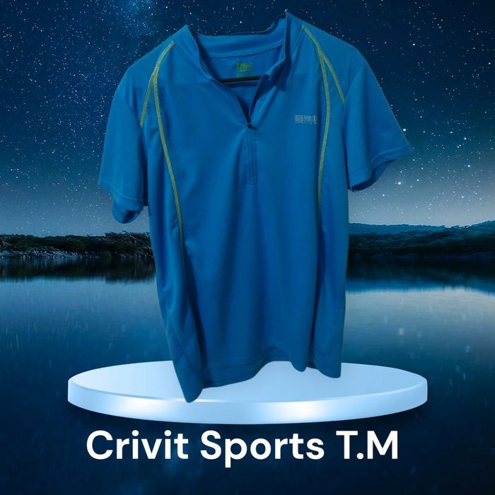 👕 T-shirt bleu Crivit Sports Homme T.M