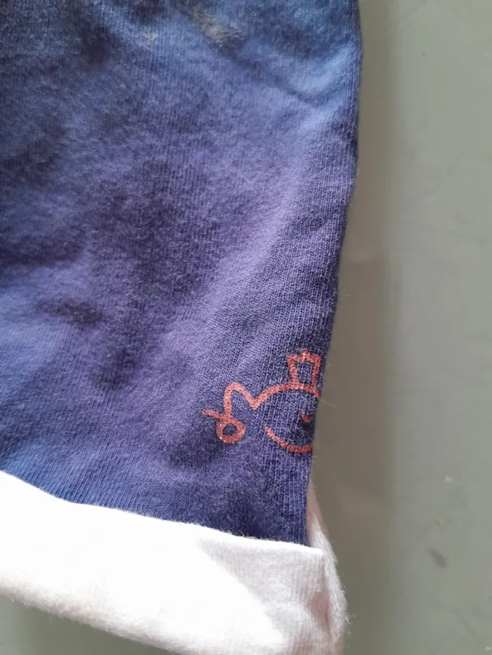 Legging fille bleu marine 6mois - photo numéro 2