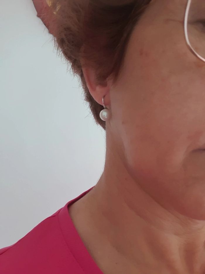 Boucles d'oreilles perle - photo numéro 2