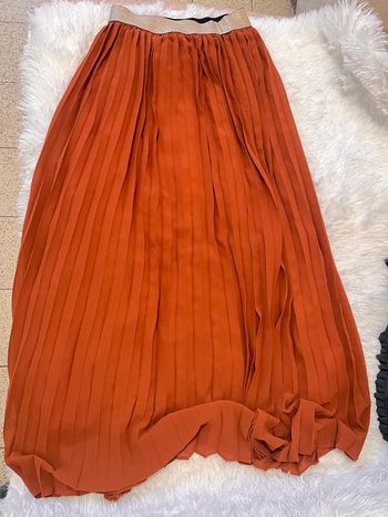 Jupe longue plissée