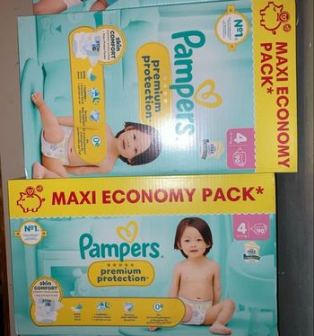 Couches Pampers premium protection T4
