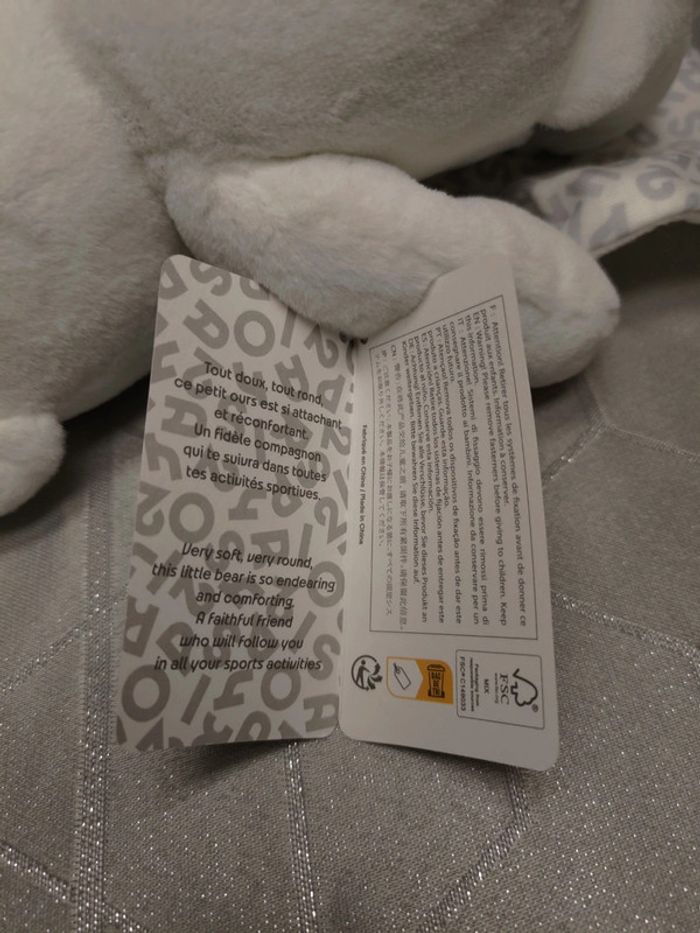 Doudou ours blanc officiel JO Paris 2024 – Collection - photo numéro 5