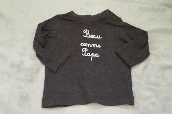 T-shirt ML garçon 9 mois tissaia 