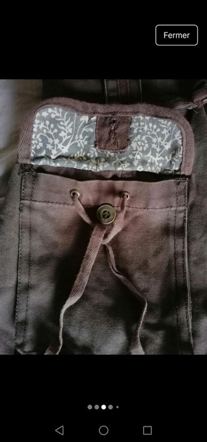 Manteau vintage en jeans - photo numéro 3