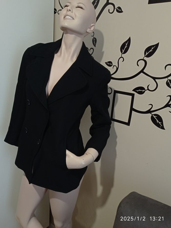 blazer noir Naf Naf taille 42 réf 220 P00 - photo numéro 5