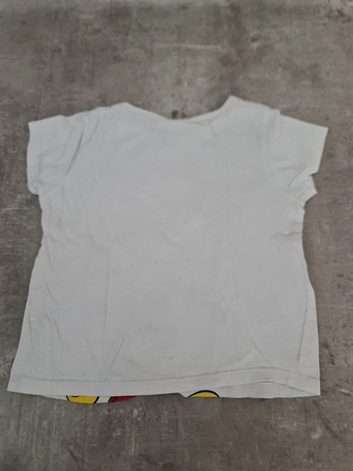 T shirt blanc disney mickey fille 4 ans Manches courtes - photo numéro 5