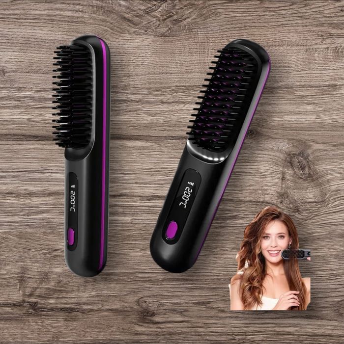 Brosse chauffante rechargeable USB-C - photo numéro 2