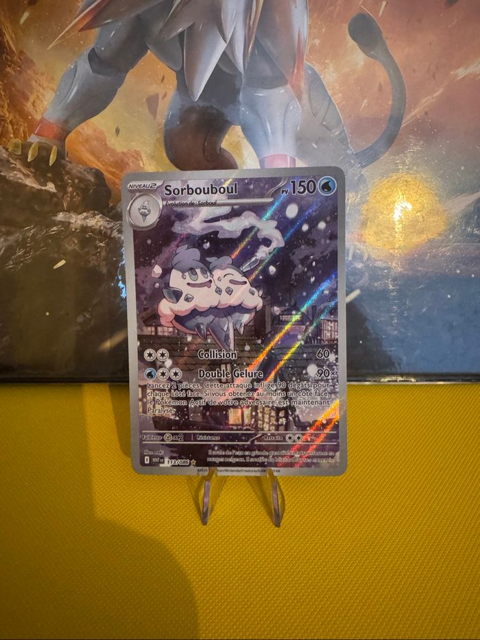 Pokémon carte Sorbouboul 113/086 EV10.5 Flamme Blanche WHT FR