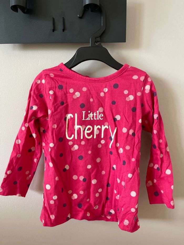 T-Shirt manches longues Mots d’enfants taille 24 mois
