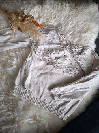 🤍 Pull fin blanc TAO 2 ans 🤍