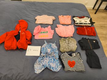 Lot vêtements fille 24 mois