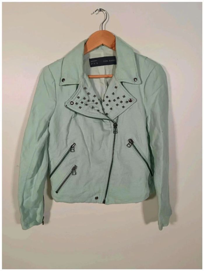 Veste menthe Zara 40
