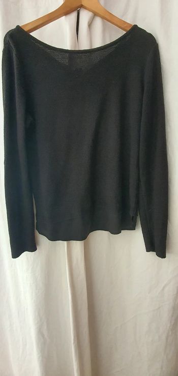 Pull effet chemise demi-saison