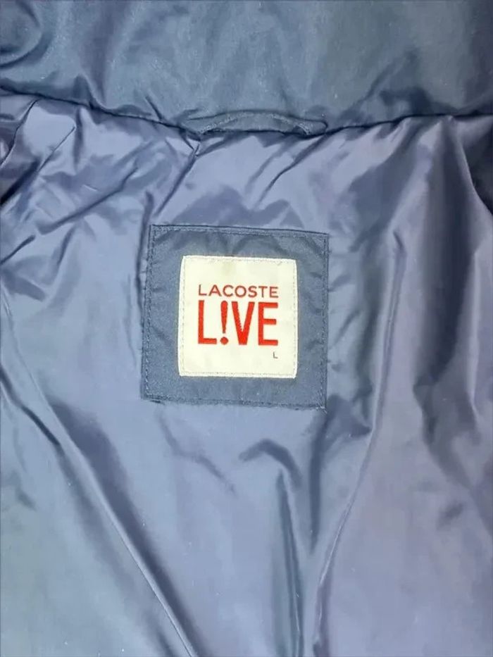 Doudoune chaude d'hiver skie lacoste bleu marine taille S 666D - photo numéro 10