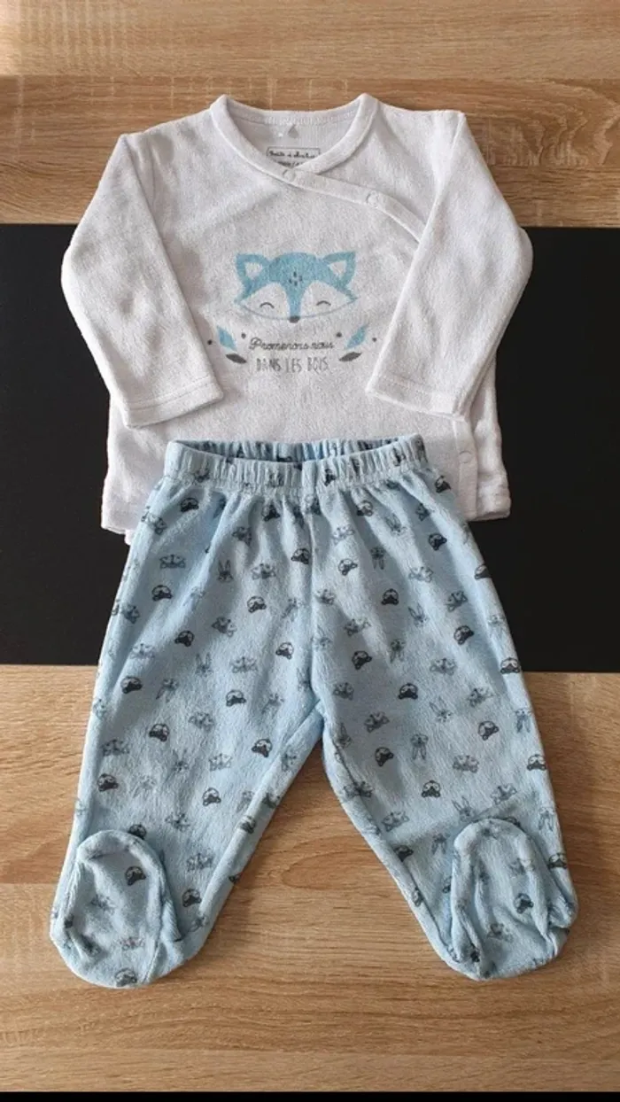 Pyjama hiver 2 pièces 6 mois