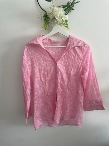 🌸blouse manches 3/4 rose taille M APT.9🌸
