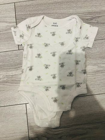 Body manches courtes 12mois