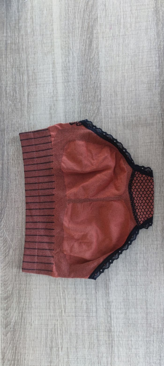 Culotte taille haute pour femme taille M couleur orange - photo numéro 2