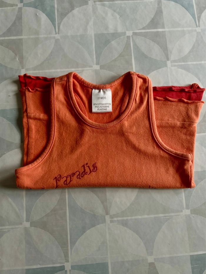 T shirt fille - Kiabi - 23 mois - en très bon état - photo numéro 4