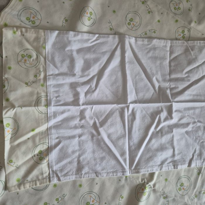 Parure de lit bébé housse + taie 120x77 - photo numéro 3