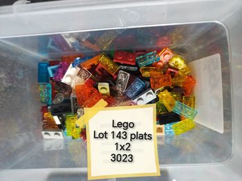 Lego lot 143 plats 1x2 3023