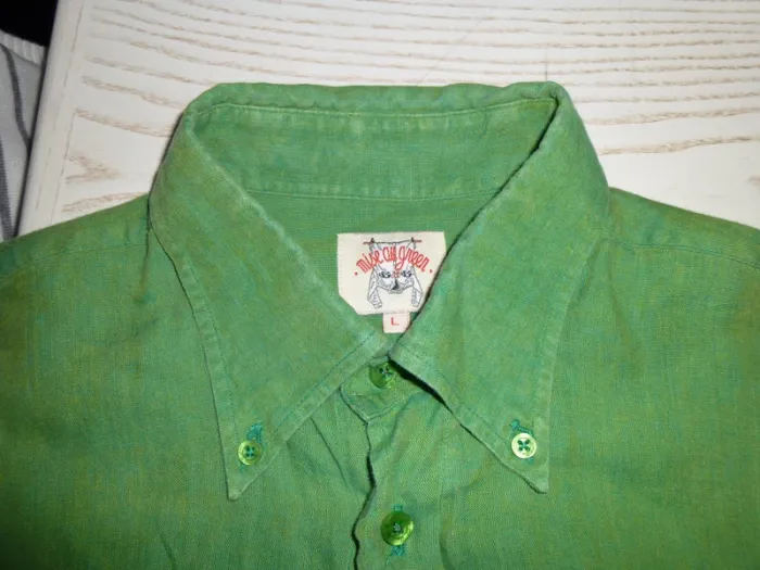 chemise manche court vert pomme Mise au Green taille L - photo numéro 4