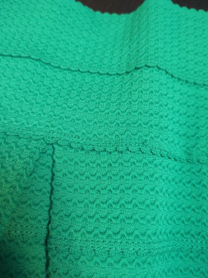 Jupe plissée vintage verte h&m neuve - photo numéro 2