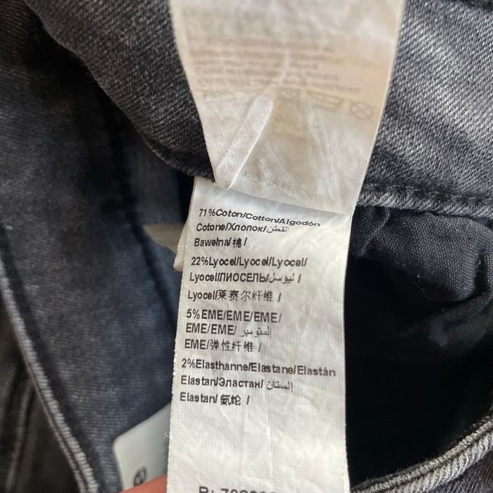 Jean skinny Bizzbee Taille 40 noir/gris délavé taille standard V055 - photo numéro 9